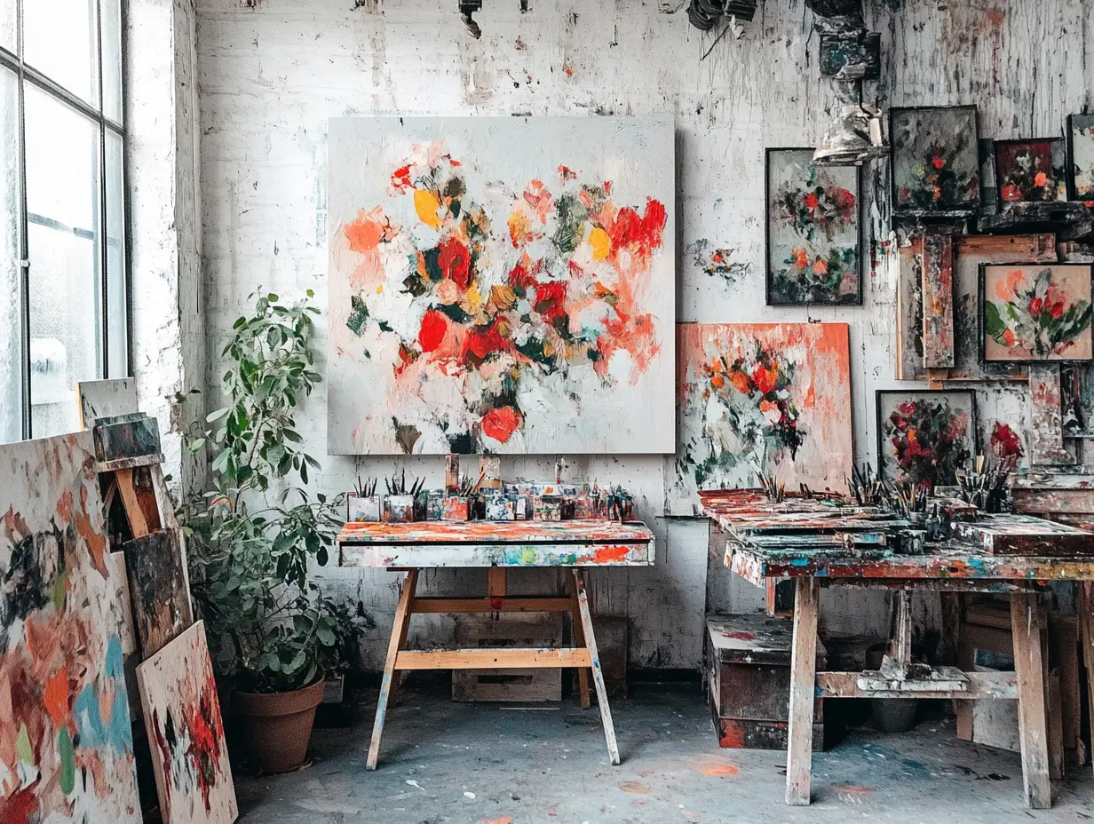 karlcarlene_give_me_a_art_studio_photo_of_a_atelier_with_a_lo_d35cc953-862e-4ad0-a0fb-0d82431c5182_1.png