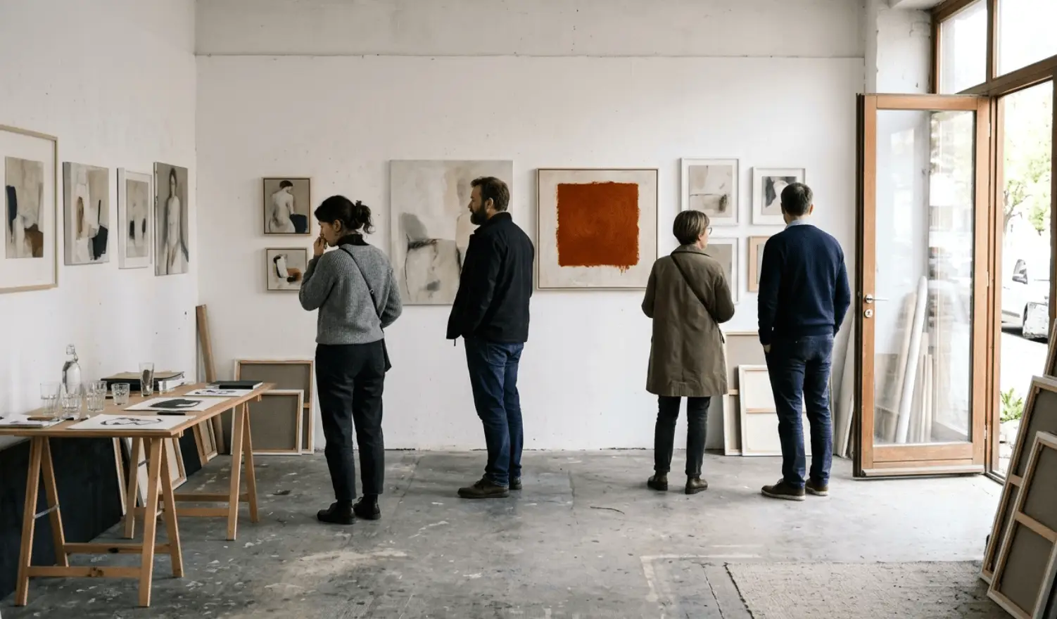 visit art studio heyatelier artists affordable art